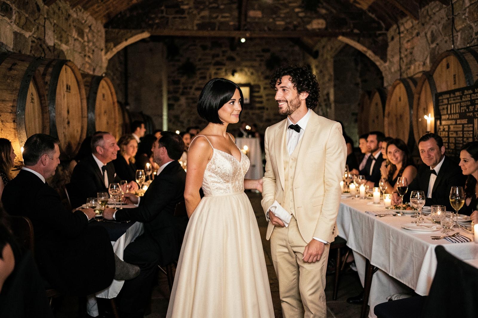 Welcome dinner among the barrels in Chianti