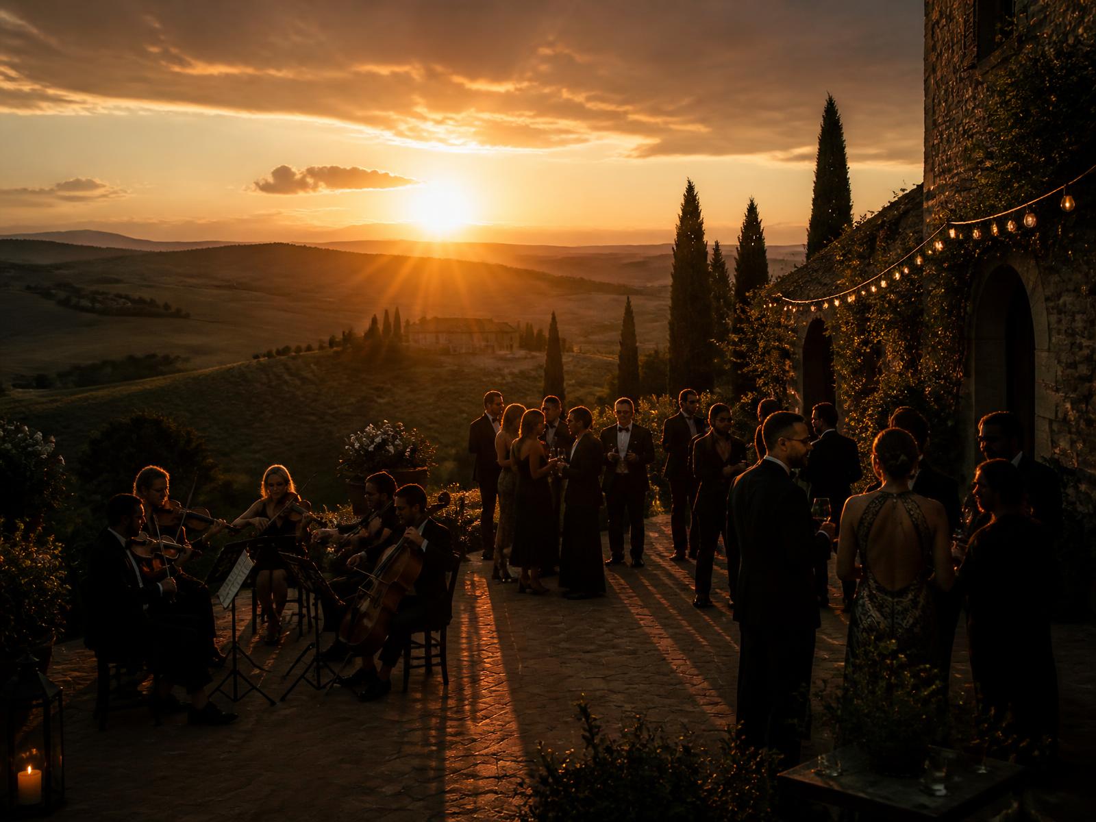 S & M wedding in Val d'Orcia